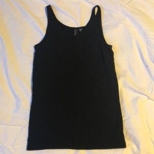 Black tank top